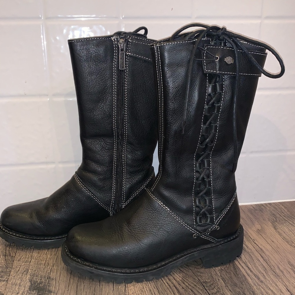 Harley Davidson Women’s Leather Moto Boots